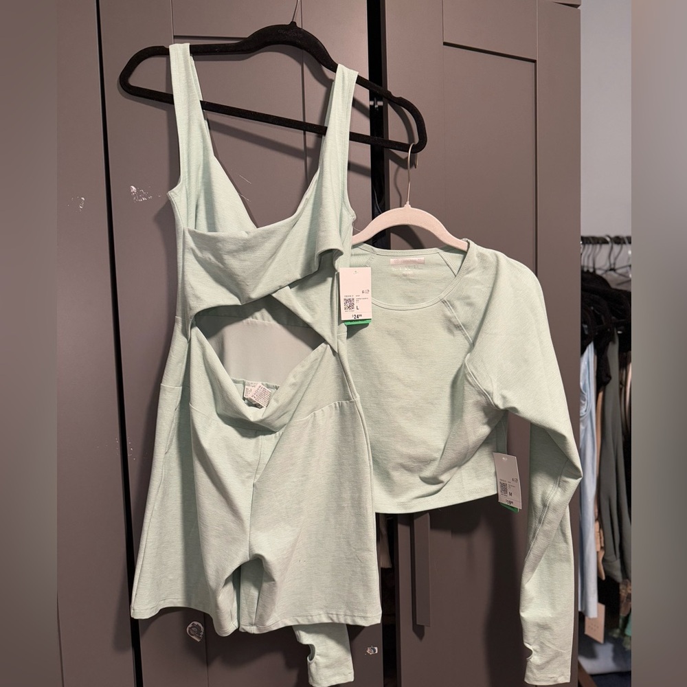 NWT Forever 21 cut out bodysuit + cover up - Size Large